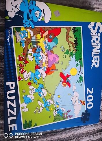 Şirinler puzzle 200 parça