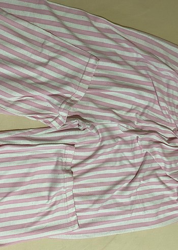 Victoria s Secret Victoria's Secret Pembe Çizgili Midi Kadın İç Giyim