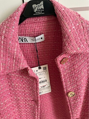 s Beden pembe Renk Zara pembe yün karışımlı ceket