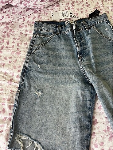 36 Beden Zara jean şort-kapri