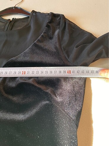 MNG Suit şık kadife tül detaylı elbise - Görsel 5