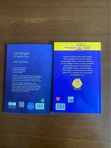  İki adet çocuk kitabı iyi durumda