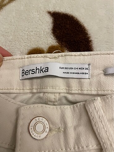 36 Beden camel Renk Bershka Pantolon