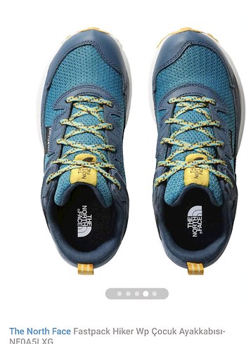 The North Face Mavi Çocuk Sneakers - Görsel 2