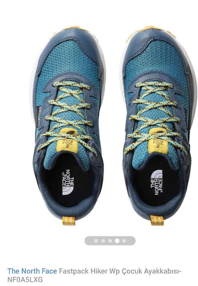 The North Face Mavi Çocuk Sneakers - Görsel 2