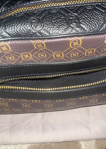 Vakko Kahverengi Deri Kadın Çanta - Görsel 7