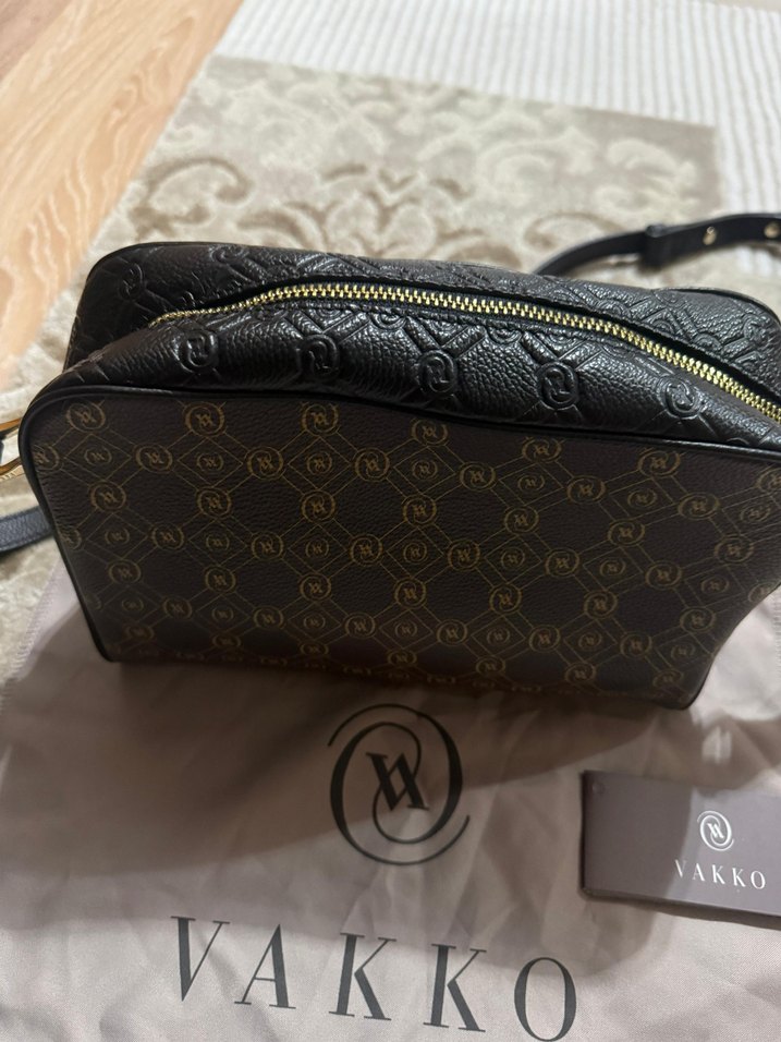 Vakko Kahverengi Deri Kadın Çanta - Görsel 2