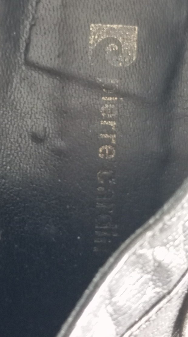 Tokalı Siyah Deri Kadın Dolgu Topuk Bot - Görsel 5