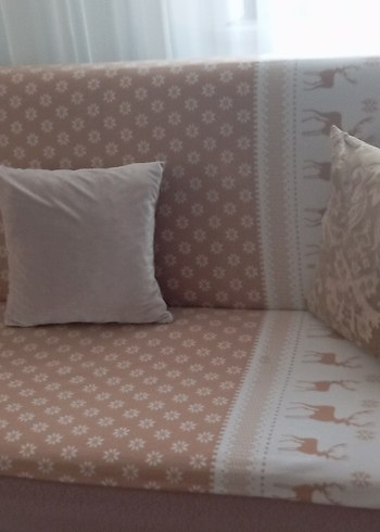 Bej Desenli Koltuk Örtüsü fırsat ürünü - Görsel 2