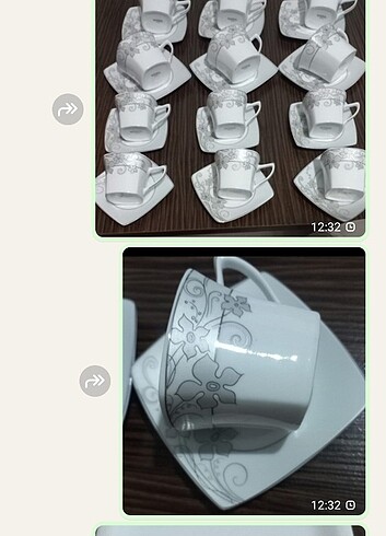 Beden Sıfır süt ve orta boy marka kahve fincanı takımı