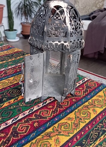 American Vintage En az 40 yıllık mumluk şamdan hasarsız demir urun