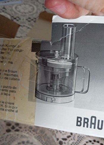 Braun Gri Beyaz Mutfak Robotu