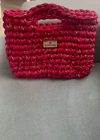 Accessorize Pembe Örgü Kadın Çanta