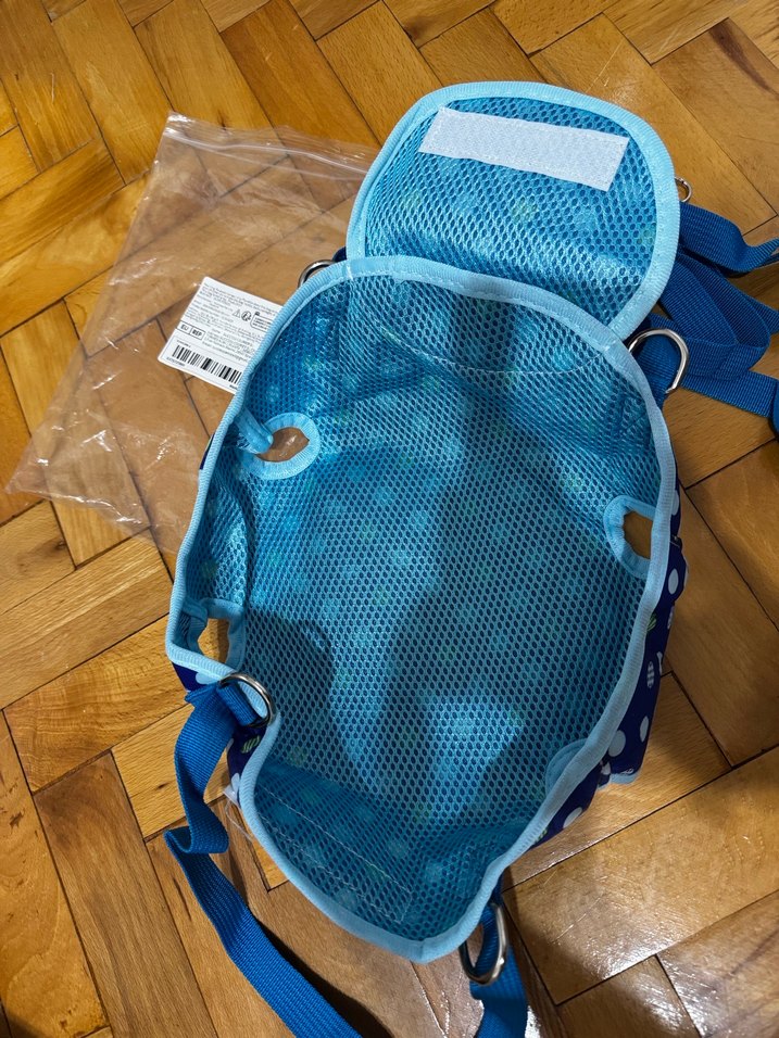 Renkli Desenli Mavi kedi köpek Çantası - Görsel 4