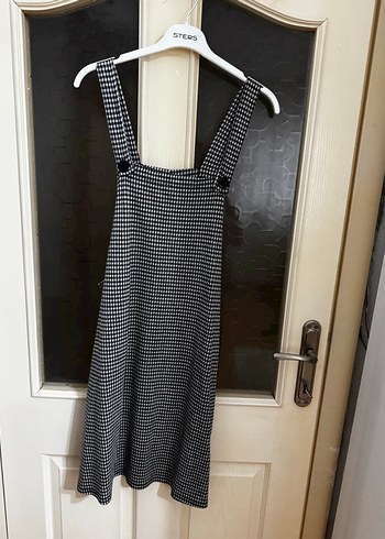 Gri Kareli salopet - Görsel 3