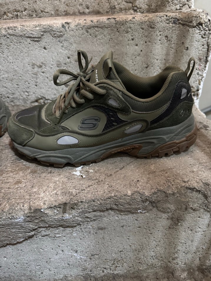 Kamuflaj Desenli Kahverengi Kadın Spor Ayakkabı - Görsel 3