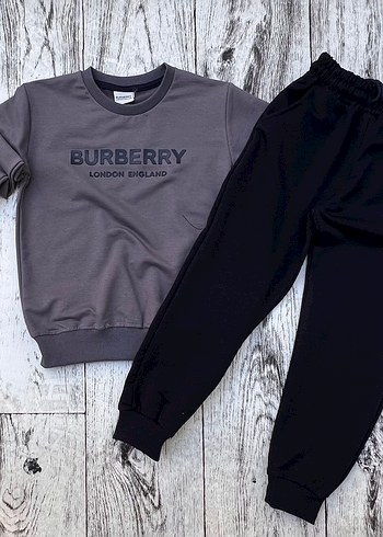 Burberry Gri Erkek Çocuk Sweatshirt ve Eşofman