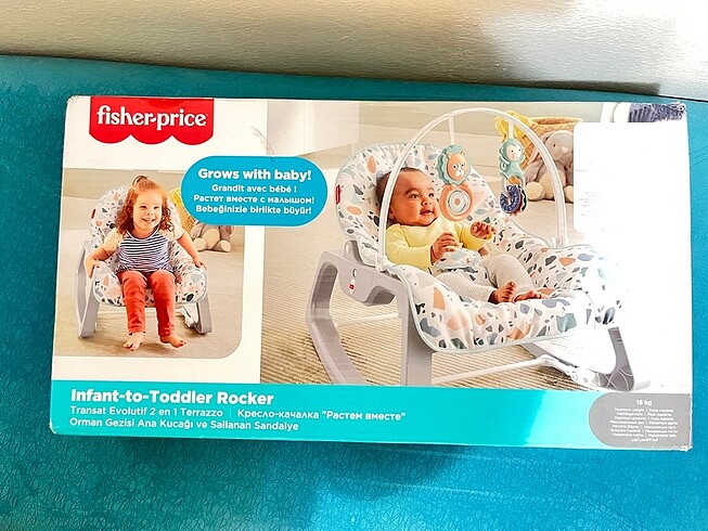 9- 18 kg Beden çeşitli Renk Fisher price titreşimli ana kucağı