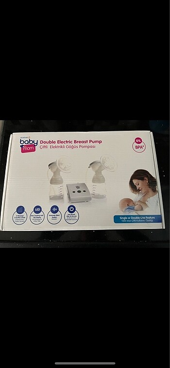 Baby mom çiftli elektrikli göğüs pompası