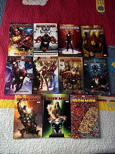 Iron Man Çizgi Roman Set