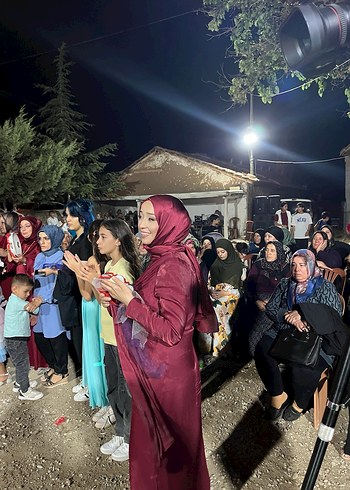 Bordo Drapeli Kadın Şal