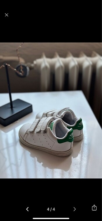 23 Beden beyaz Renk Erkek bebek Adidas spor ayakkabı