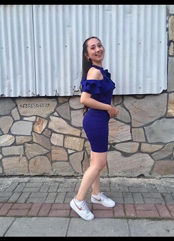 s Beden Kısa elbise