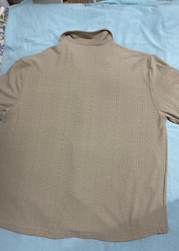 Bej Kısa Kollu Keten Erkek Gömlek - Görsel 2