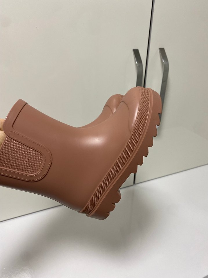 Kız Çocuk Kahverengi Kauçuk Bot - Görsel 3