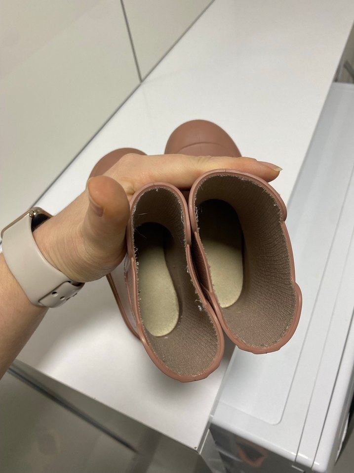 Kız Çocuk Kahverengi Kauçuk Bot - Görsel 5