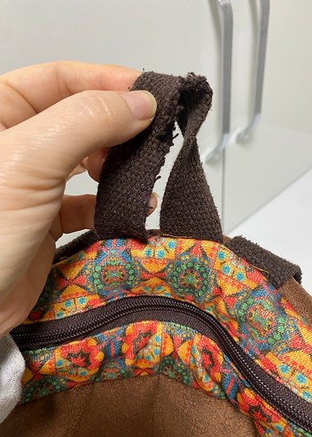 Nakışlı Bohem Mini Sırt Çantası - Görsel 3