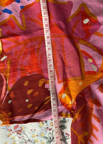 Uzun Kollu Bohem Renkli Batik Gömlek - Görsel 7