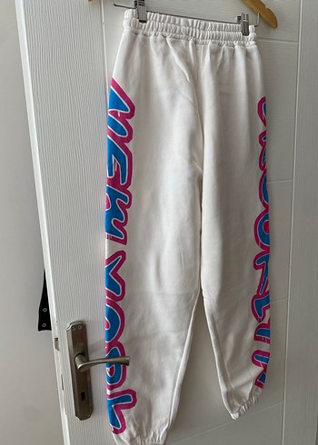 Beyaz Renkli Baskılı Kadın eşofman takımı - Görsel 7