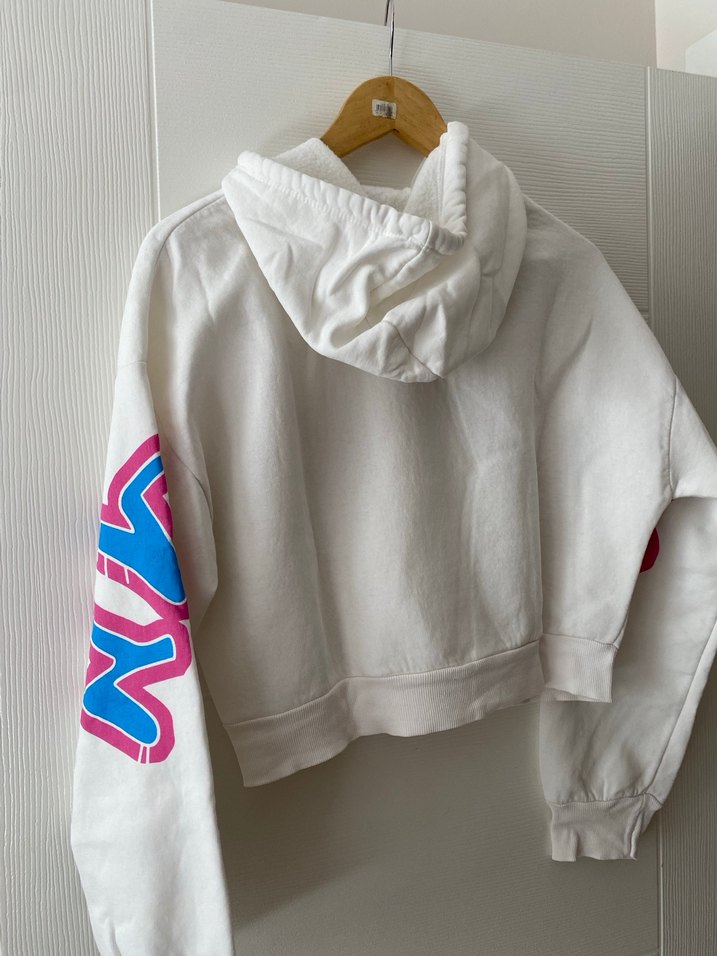 Beyaz Renkli Baskılı Kadın eşofman takımı - Görsel 3