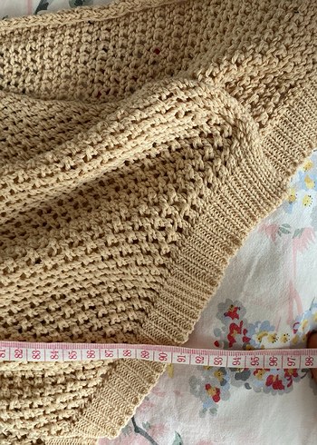 Bej Uzun Örgü Kadın Etek - Görsel 8