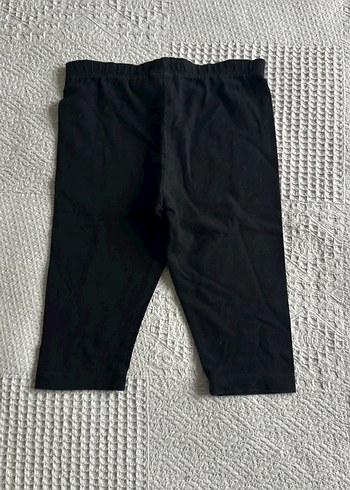 Kız Çocuk Siyah Pamuklu Tayt - Görsel 3