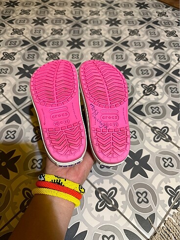 25 Beden pembe Renk Kız çocuk crocs