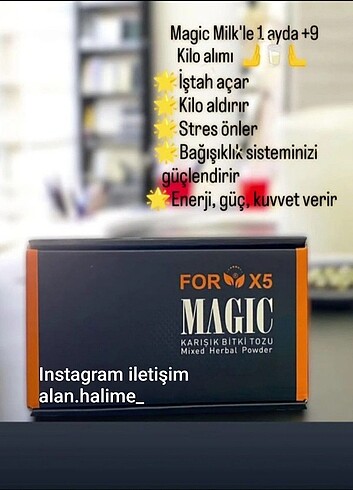 Kilo aldırıcı magic milk