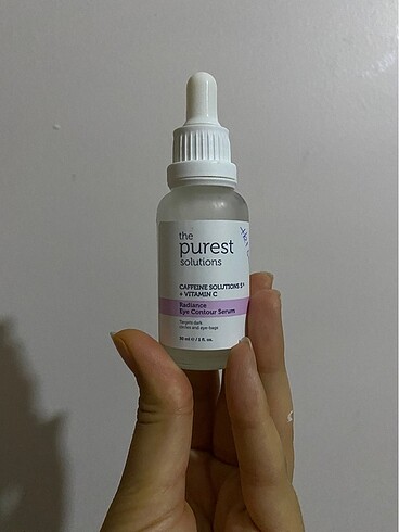 Tur purest solutions göz altı kremi