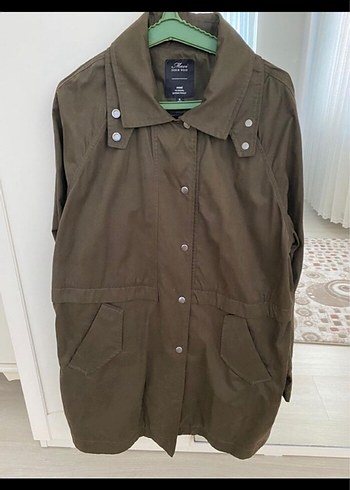 Mavi Jeans Kadın Haki Keten Düğmeli mont