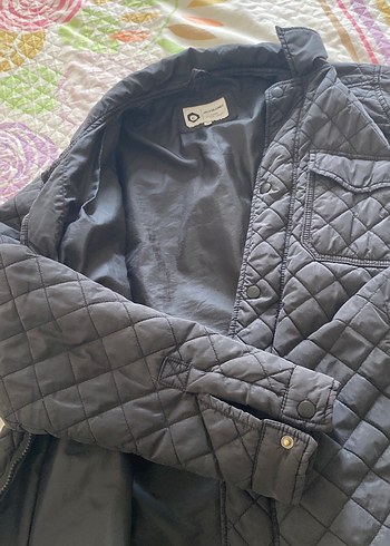 Düğmeli Siyah Erkek Kapitone Ceket - Görsel 6