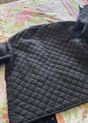 Düğmeli Siyah Erkek Kapitone Ceket - Görsel 7