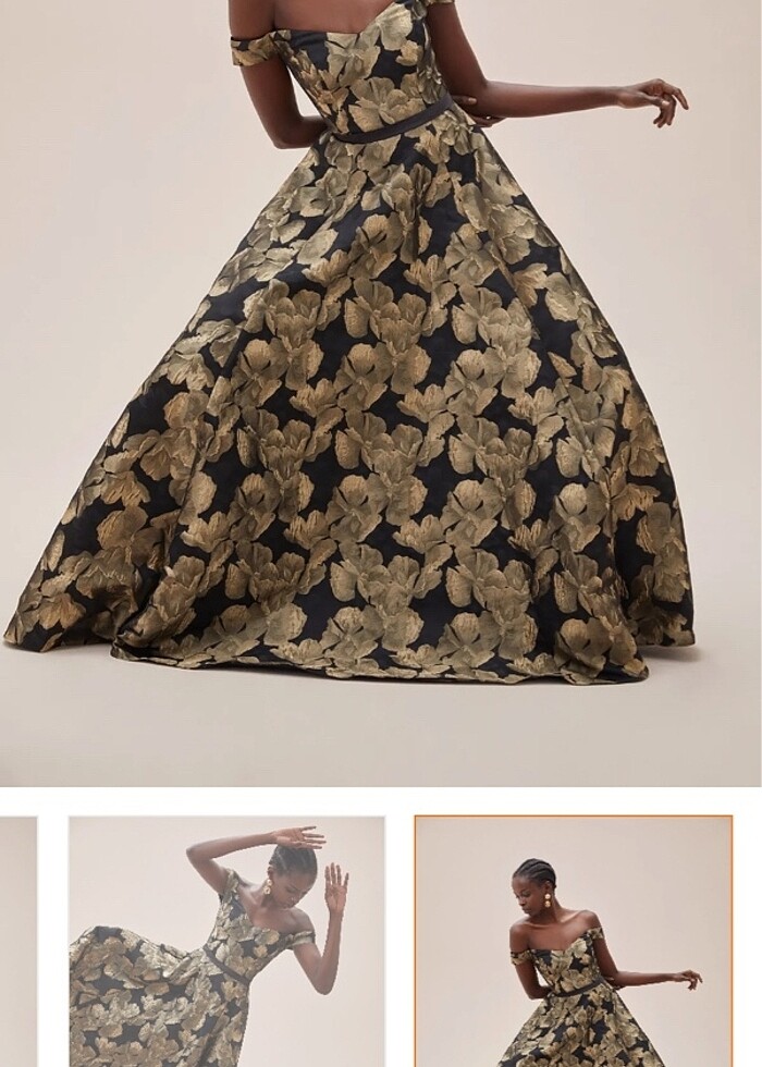 Oleg cassini elbise - Görsel 2