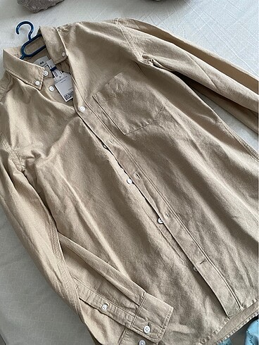 H&m keten gömlek - Görsel 2