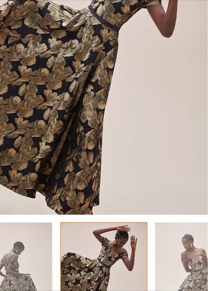 Oleg cassini elbise - Görsel 4