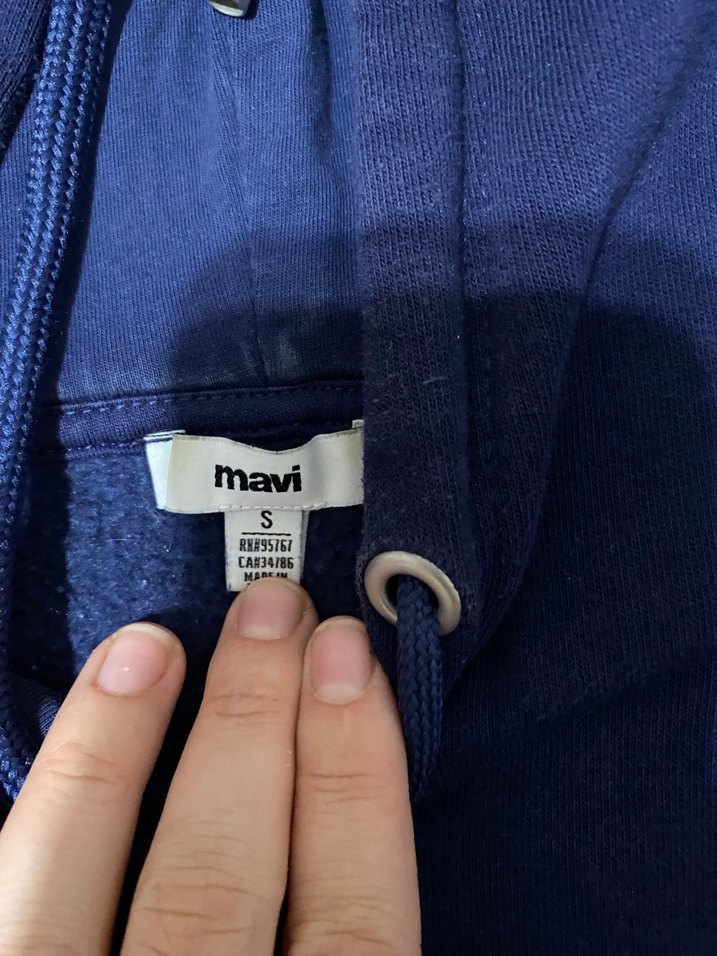 Mavi sweatshirt - Görsel 2