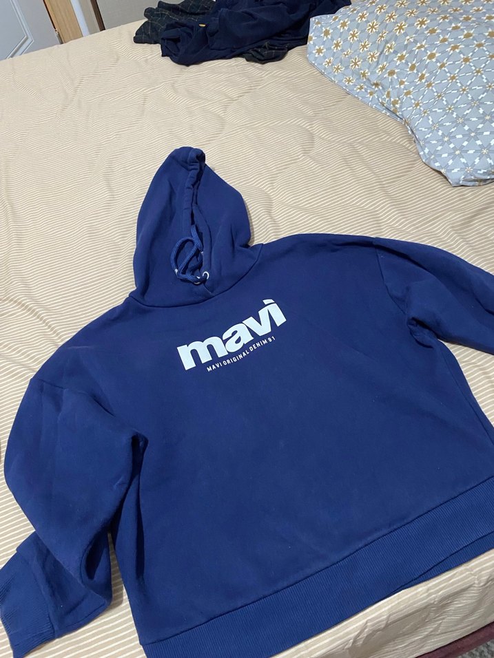 Mavi sweatshirt - Görsel 3