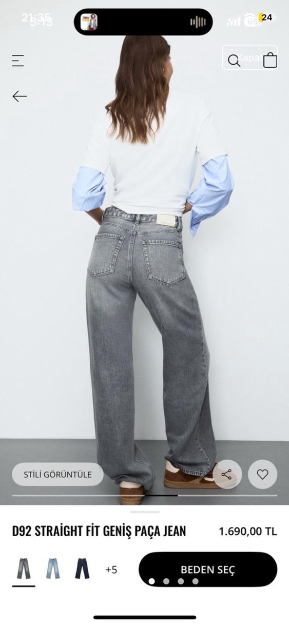 Stradivarius jean - Görsel 4