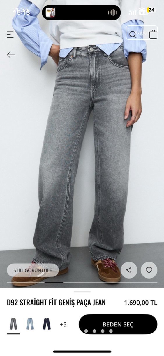 Stradivarius jean - Görsel 2