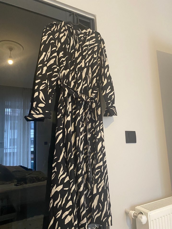 Siyah Uzun Elbise - Görsel 2